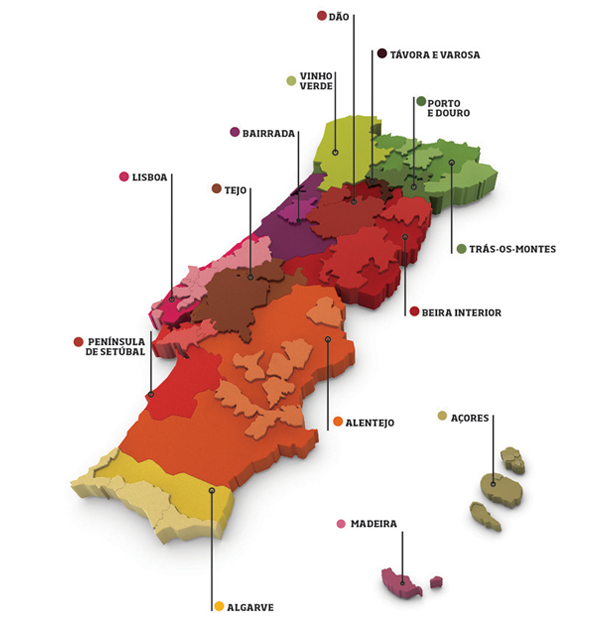 wijnregio's Portugal
